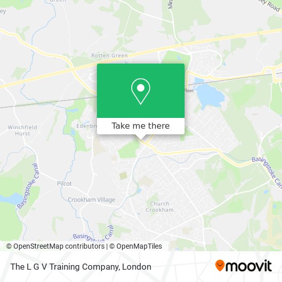The L G V Training Company map