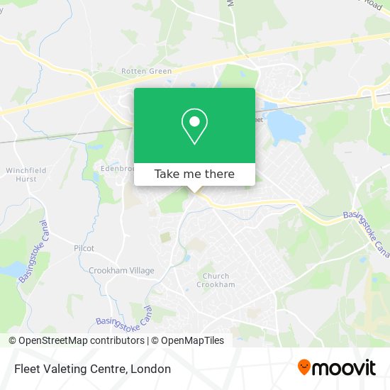 Fleet Valeting Centre map