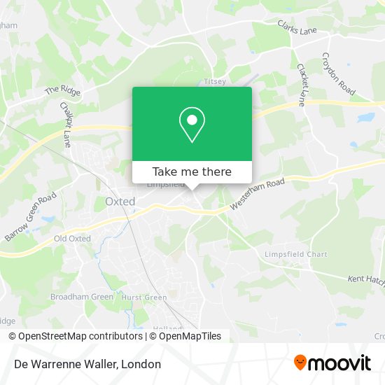 De Warrenne Waller map