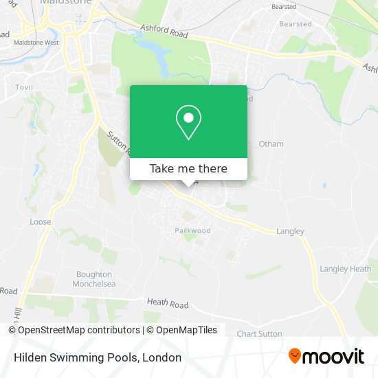 Hilden Swimming Pools map