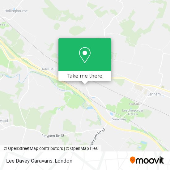 Lee Davey Caravans map