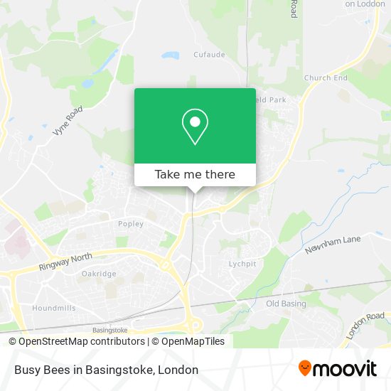 Busy Bees in Basingstoke map