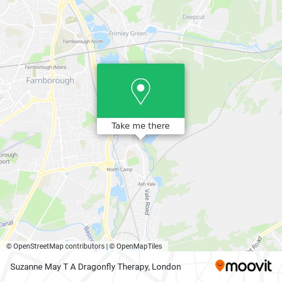 Suzanne May T A Dragonfly Therapy map