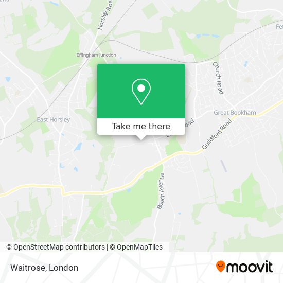 Waitrose map
