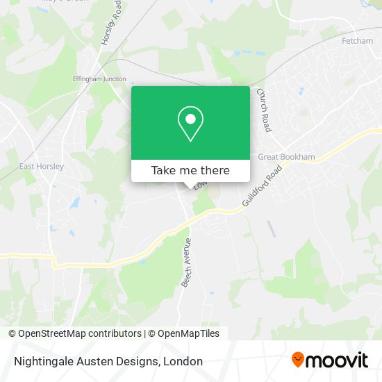 Nightingale Austen Designs map