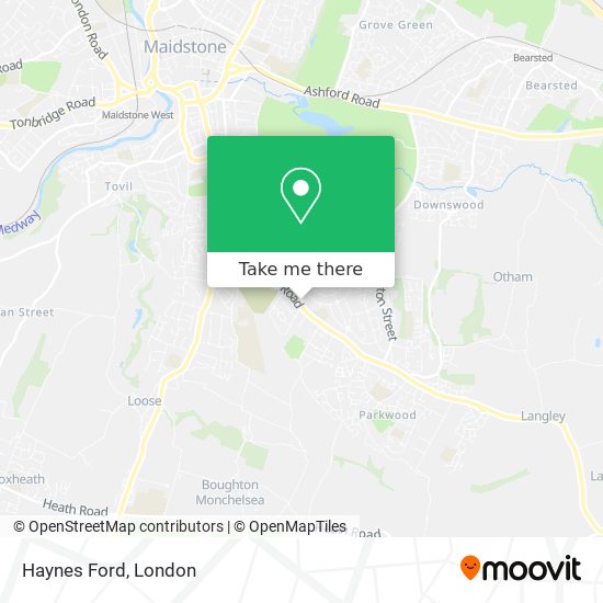 Haynes Ford map