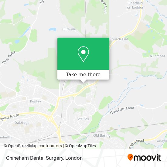 Chineham Dental Surgery map