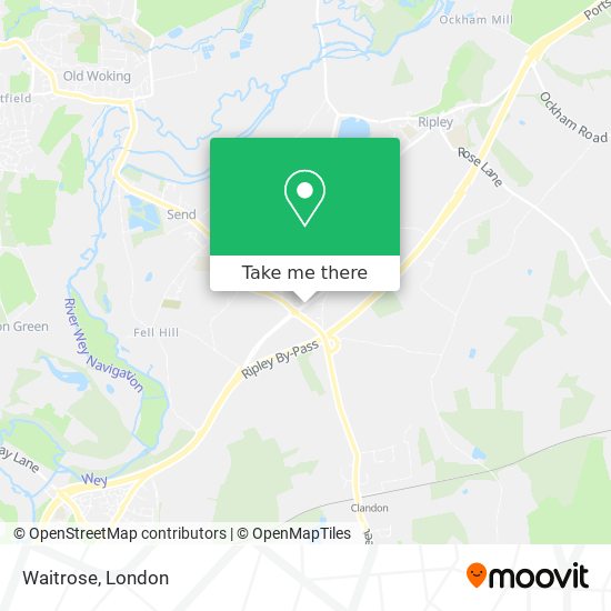 Waitrose map