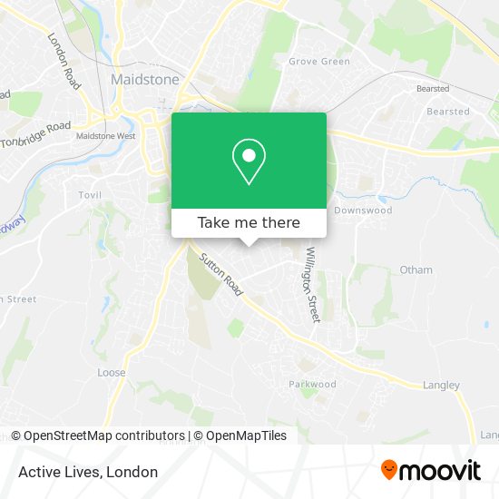 Active Lives map