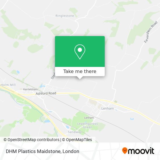 DHM Plastics Maidstone map
