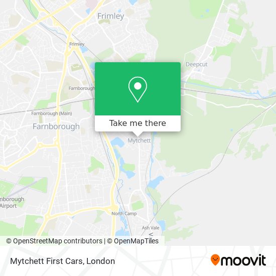 Mytchett First Cars map