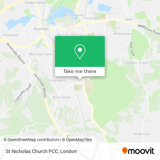 St Nicholas Church PCC map