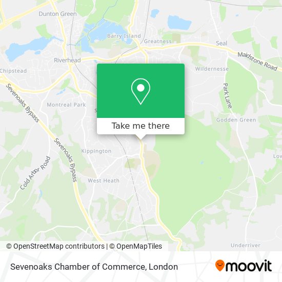 Sevenoaks Chamber of Commerce map