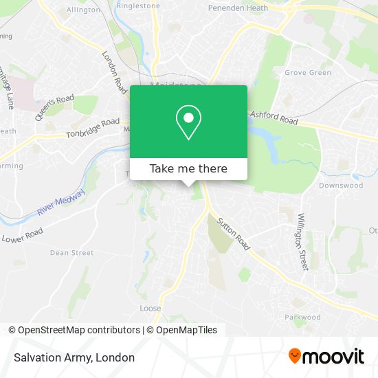 Salvation Army map