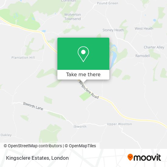 Kingsclere Estates map