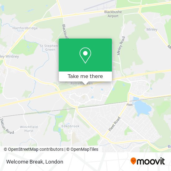Welcome Break map