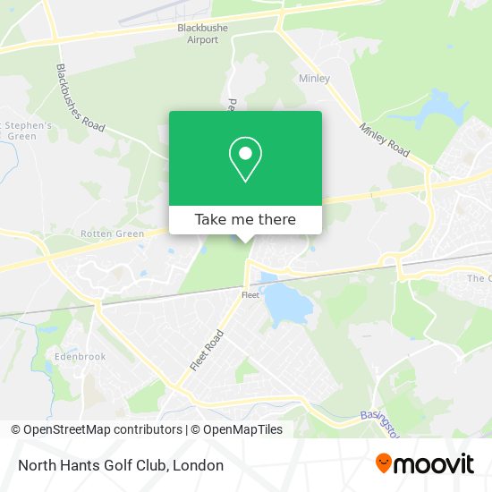North Hants Golf Club map