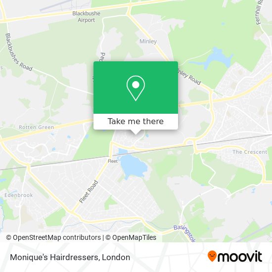 Monique's Hairdressers map