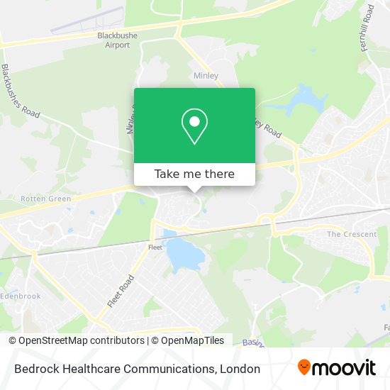 Bedrock Healthcare Communications map