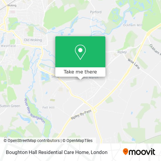 Boughton Hall Residential Care Home map