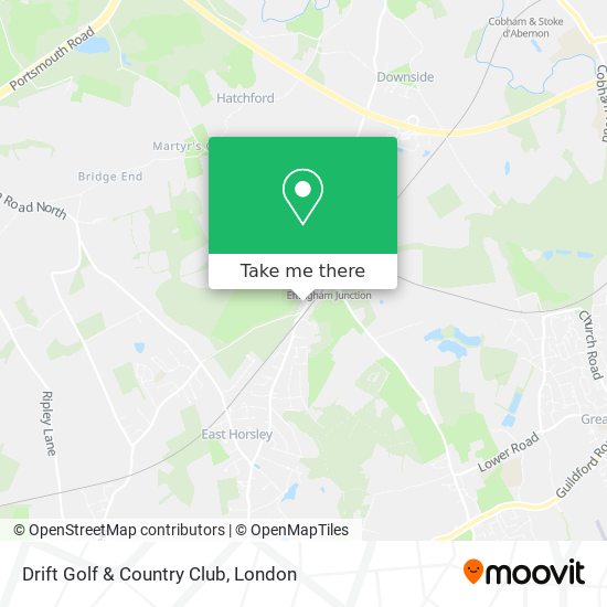 Drift Golf & Country Club map