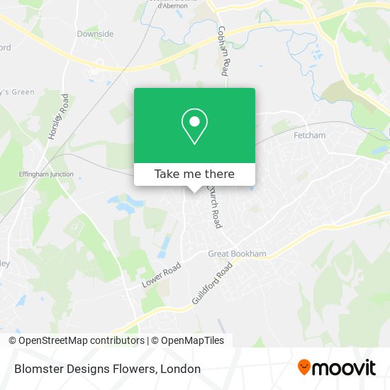 Blomster Designs Flowers map