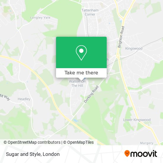 Sugar and Style map