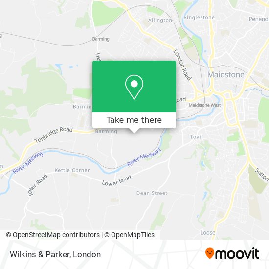 Wilkins & Parker map