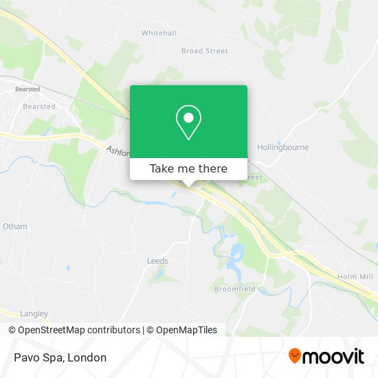 Pavo Spa map