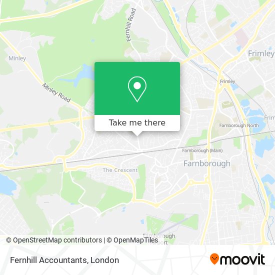 Fernhill Accountants map