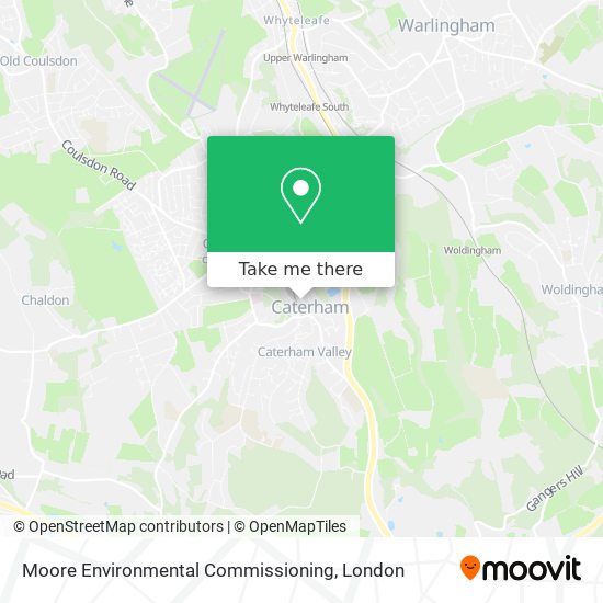 Moore Environmental Commissioning map