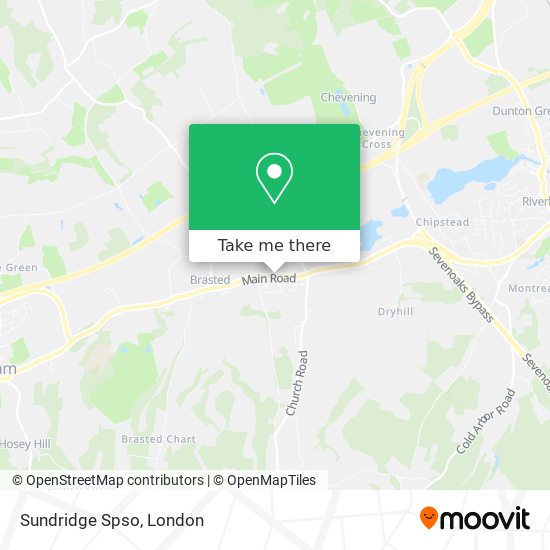 Sundridge Spso map