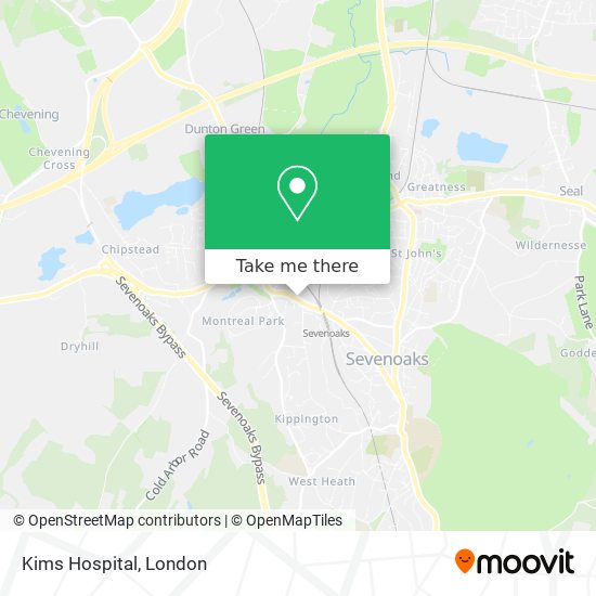 Kims Hospital map