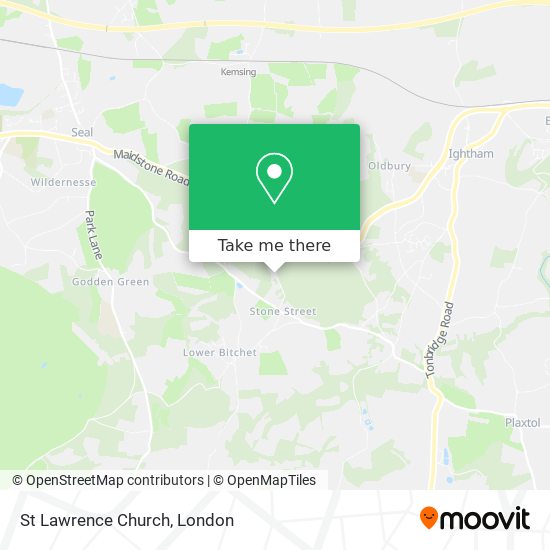 St Lawrence Church map