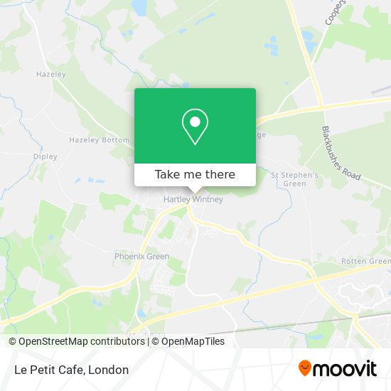 Le Petit Cafe map
