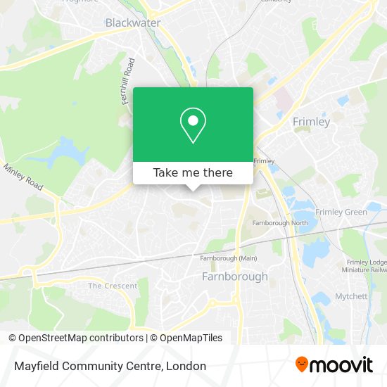 Mayfield Community Centre map