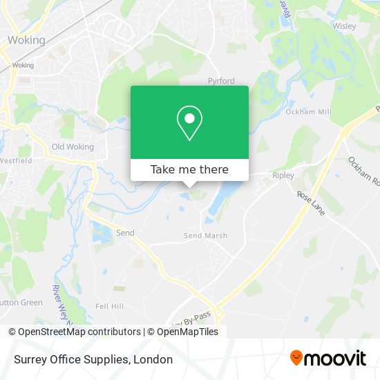 Surrey Office Supplies map