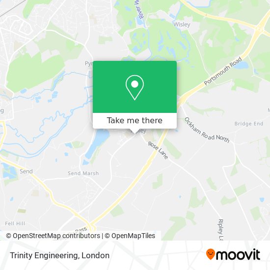 Trinity Engineering map