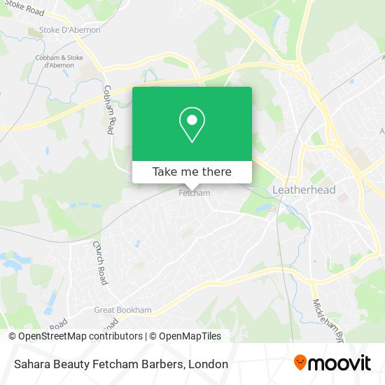 Sahara Beauty Fetcham Barbers map