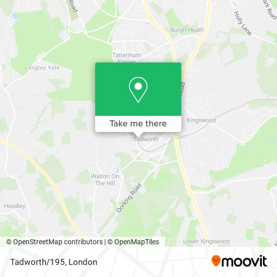 Tadworth/195 map