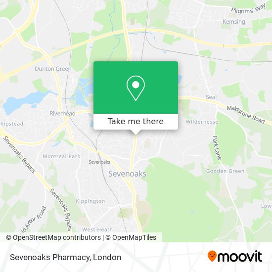 Sevenoaks Pharmacy map