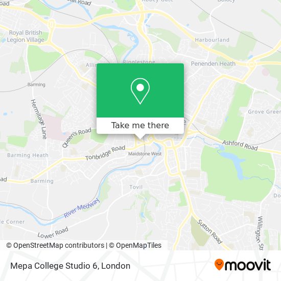 Mepa College Studio 6 map