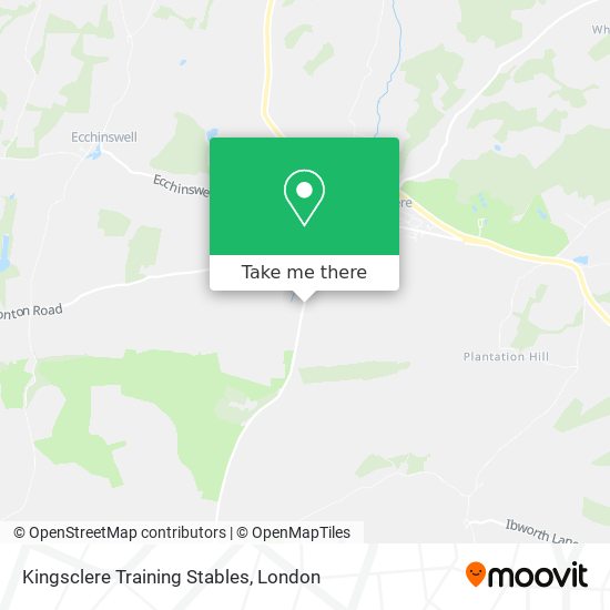 Kingsclere Training Stables map