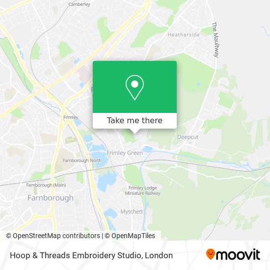 Hoop & Threads Embroidery Studio map