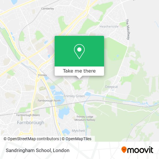 Sandringham School map