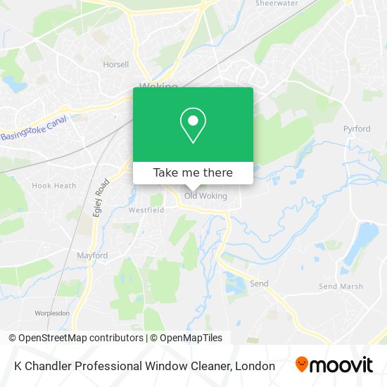 K Chandler Professional Window Cleaner map