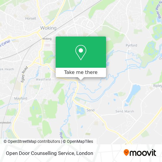 Open Door Counselling Service map
