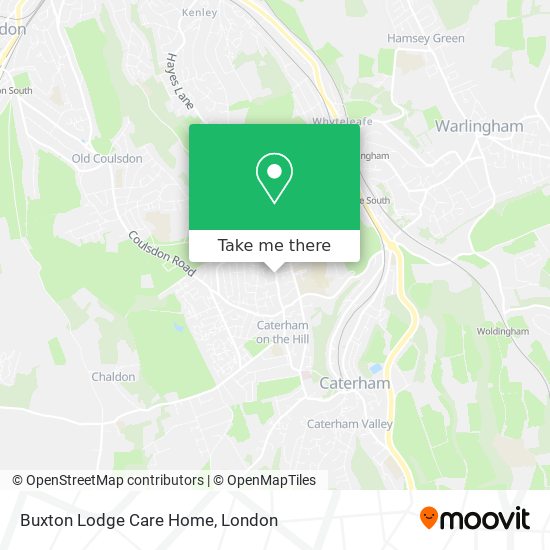 Buxton Lodge Care Home map
