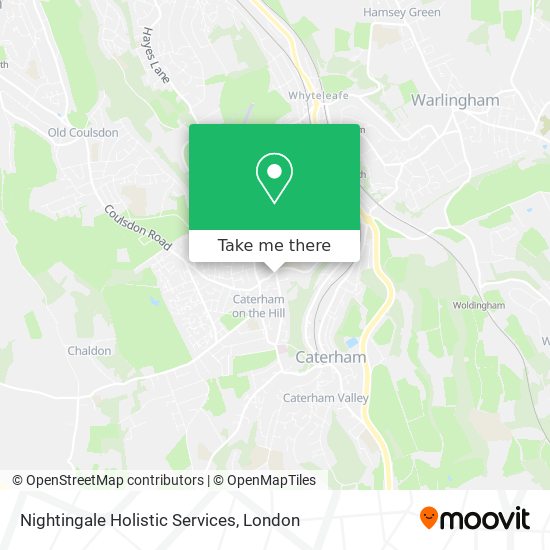 Nightingale Holistic Services map