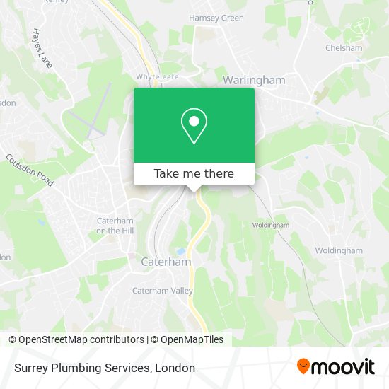 Surrey Plumbing Services map